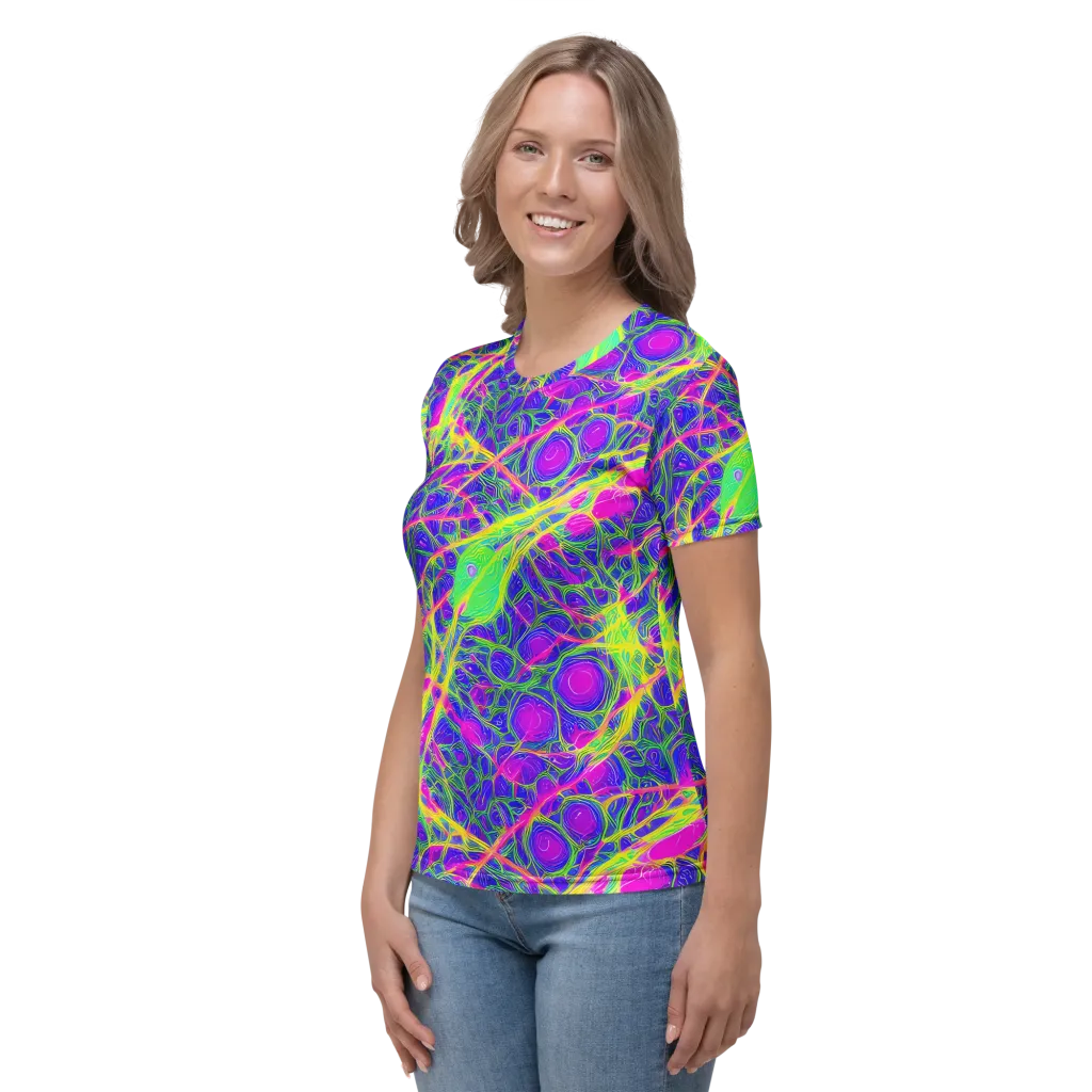 Radiant Wilds on Women's Crew Neck T-Shirt — Left