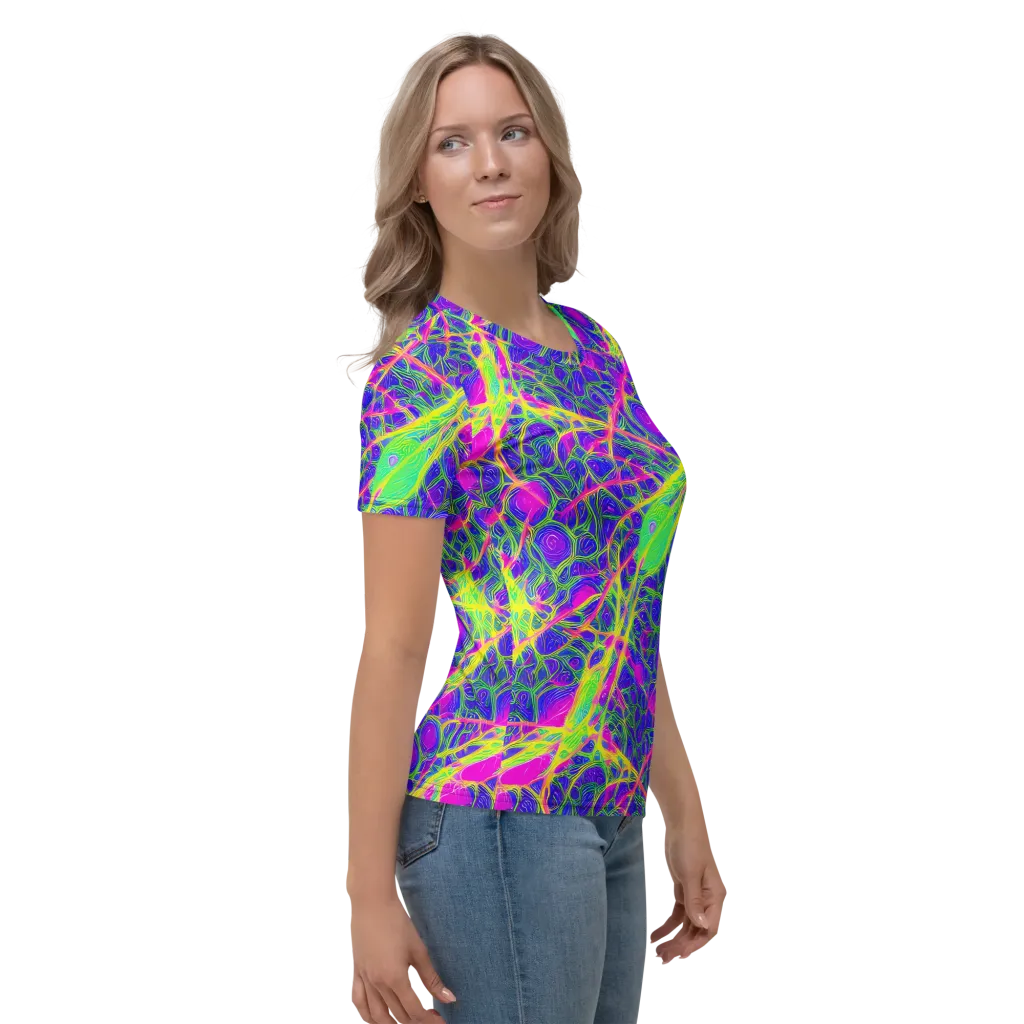 Radiant Wilds on Women's Crew Neck T-Shirt — Right