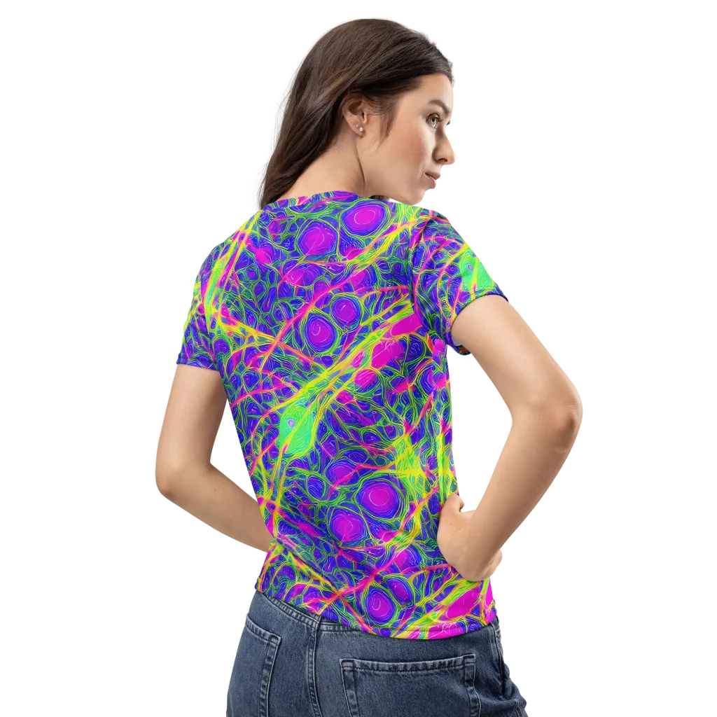 Radiant Wilds on Women's Crew Neck T-Shirt — Back