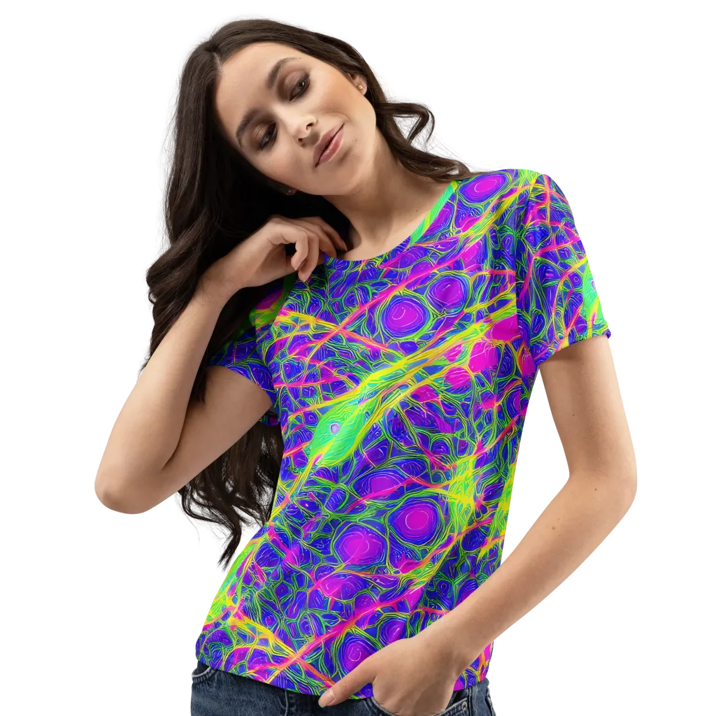 Radiant Wilds on Women's Crew Neck T-Shirt — Left Front