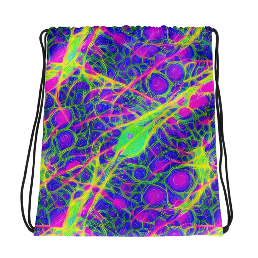 Radiant Wilds on a Drawstring Bag