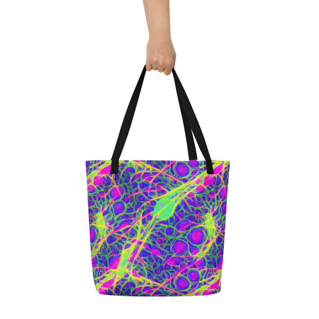 Radiant Wilds on Large Tote Bag W/ Pocket — Front