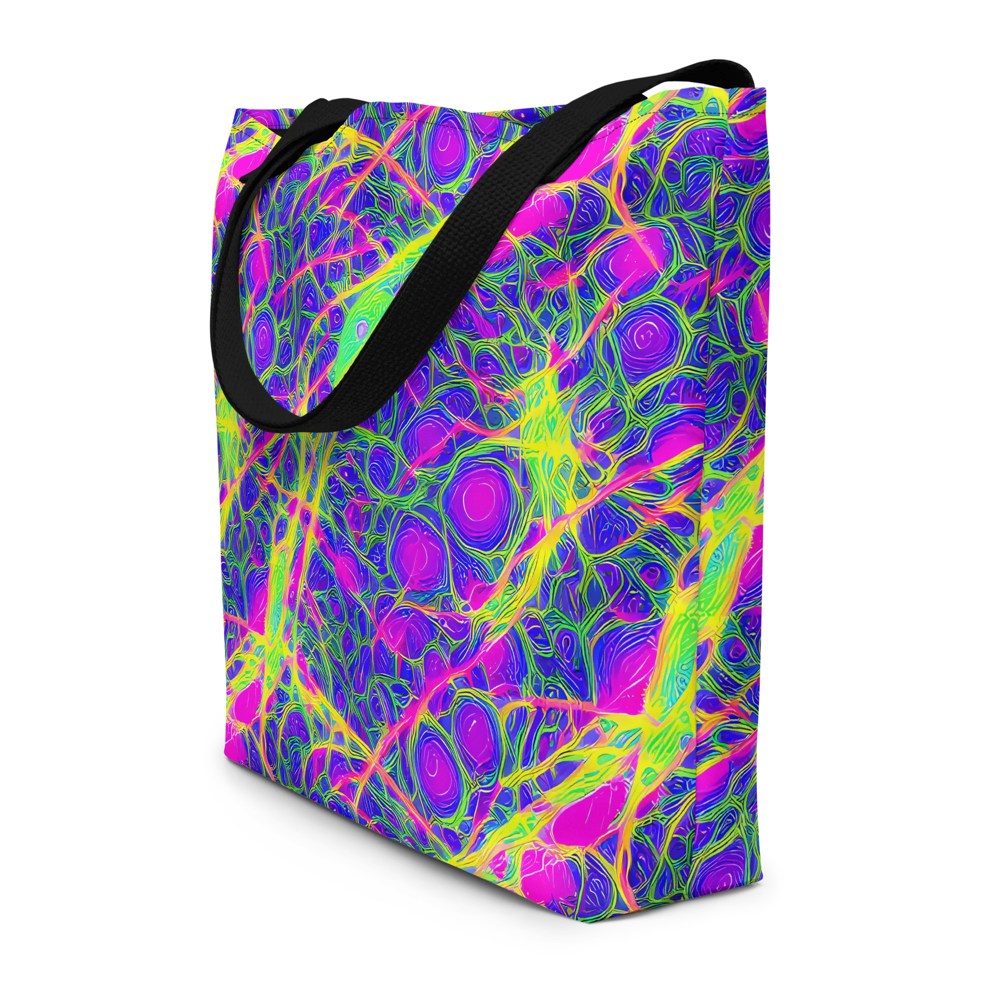 Radiant Wilds on Large Tote Bag W/ Pocket — Front