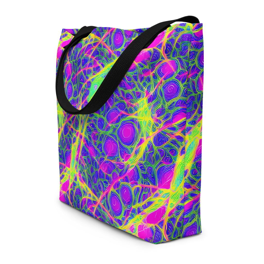 Radiant Wilds on Large Tote Bag W/ Pocket — Front
