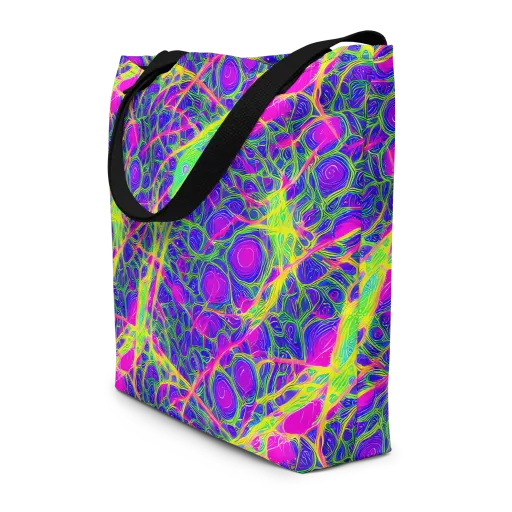 Radiant Wilds on a Large Tote Bag W/ Pocket