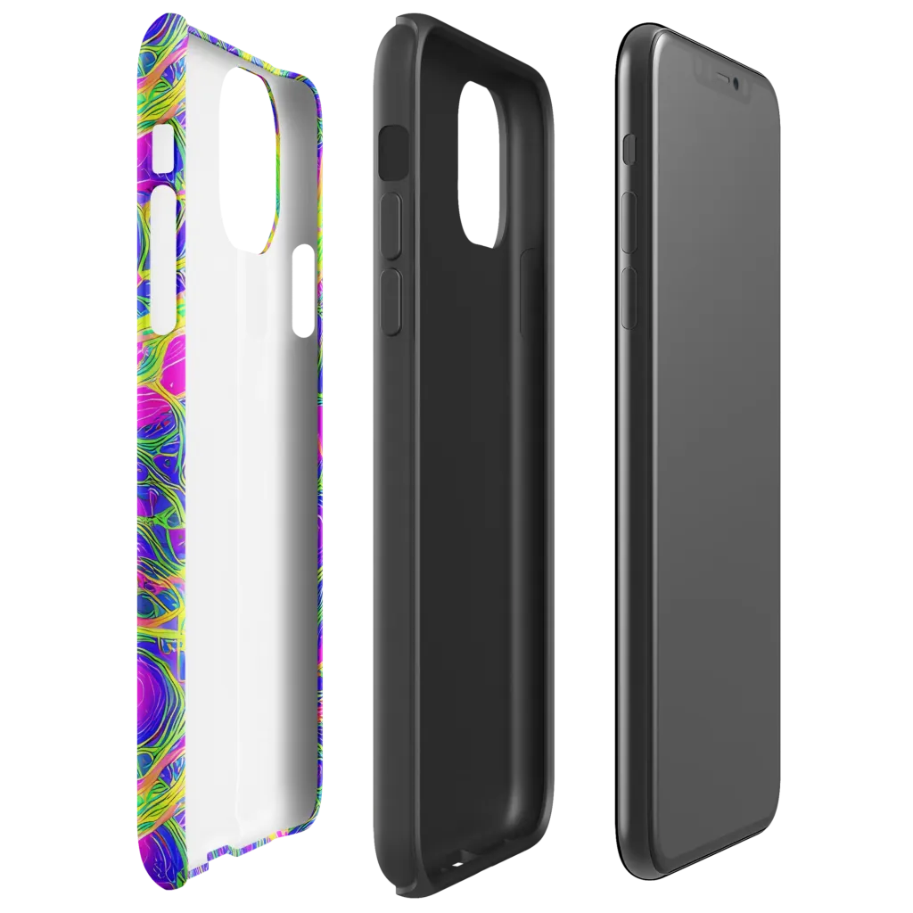 Radiant Wilds on Tough Case for iPhone® — Right