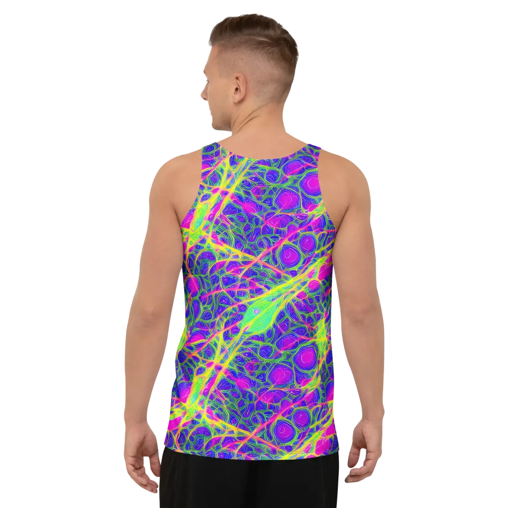 Radiant Wilds on Men's Tank Top — Back