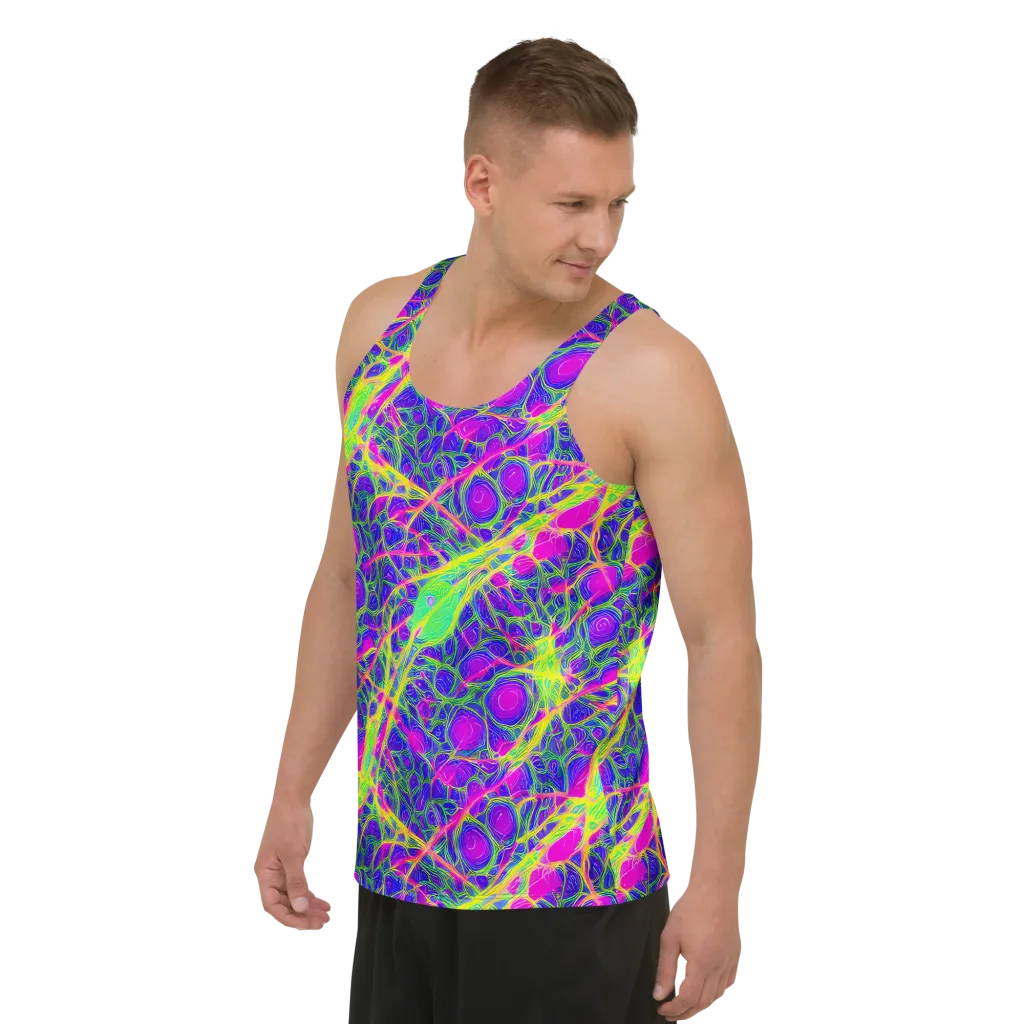 Radiant Wilds on Men's Tank Top — Left Front