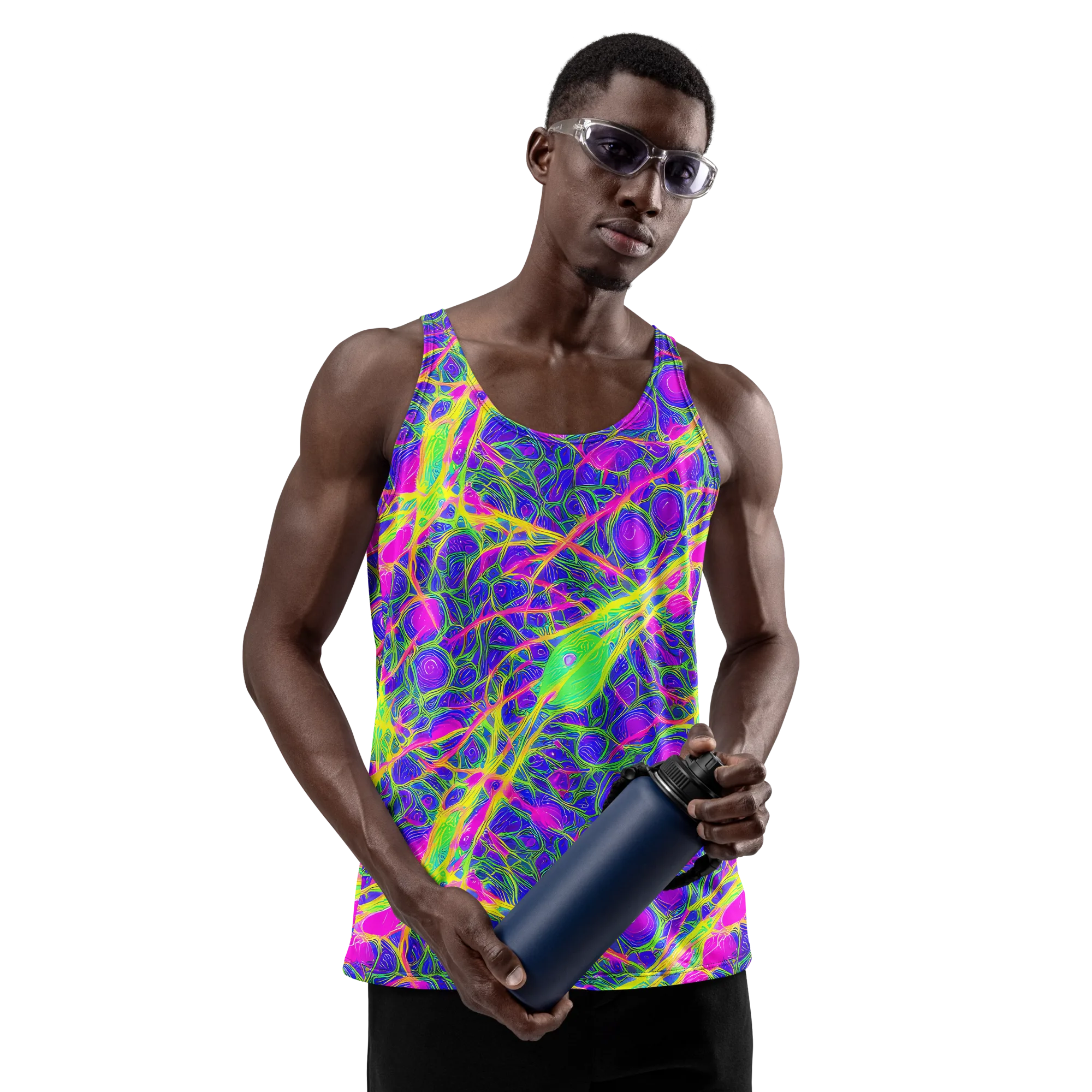Radiant Wilds on Men's Tank Top — Front