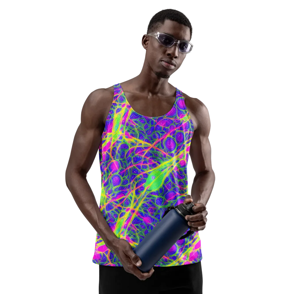 Radiant Wilds on Men's Tank Top — Front