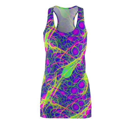 Radiant Wilds on a Racerback Dress