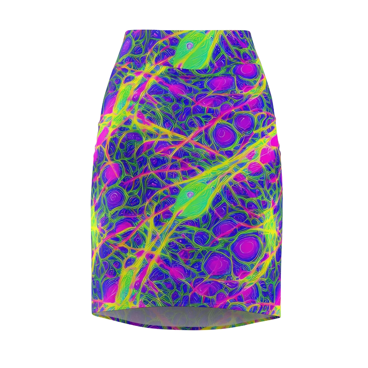 Radiant Wilds on Pencil Skirt — Front