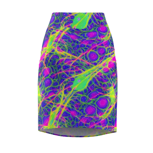 Radiant Wilds on a Pencil Skirt