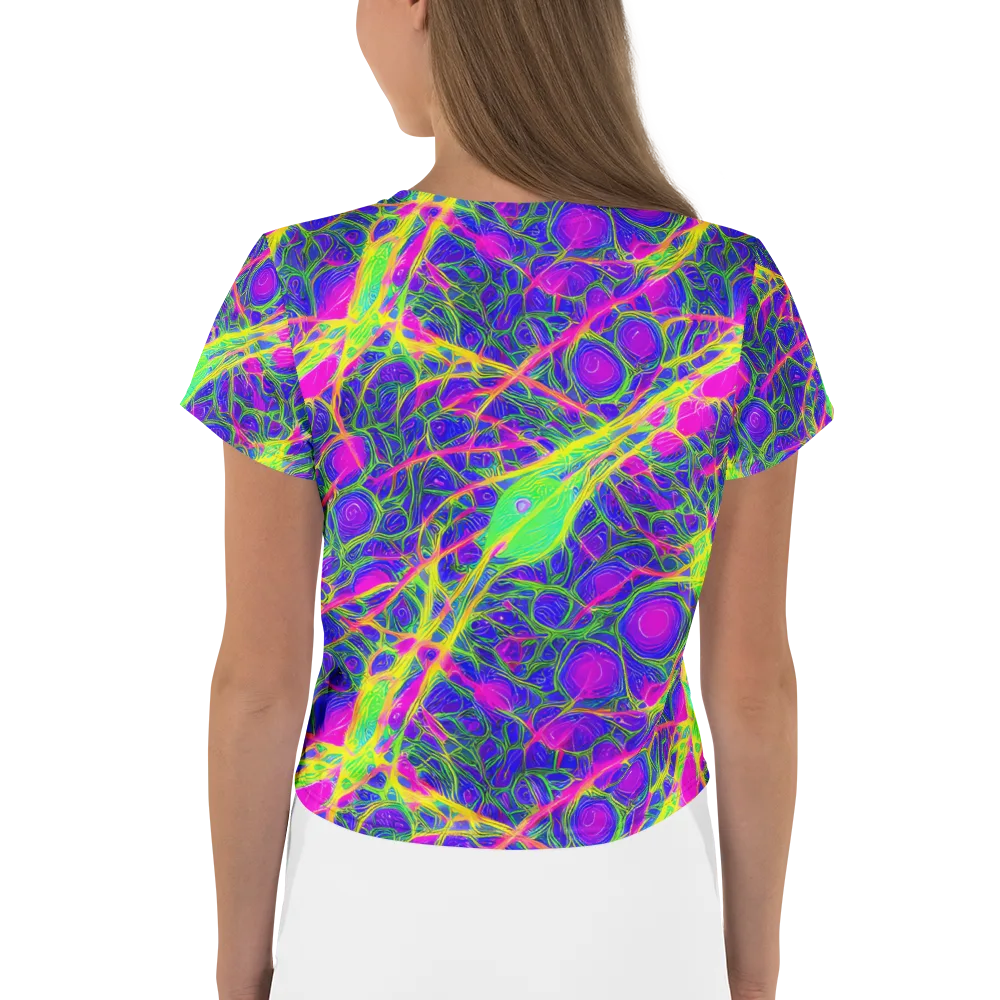 Radiant Wilds on Crop Tee — Back