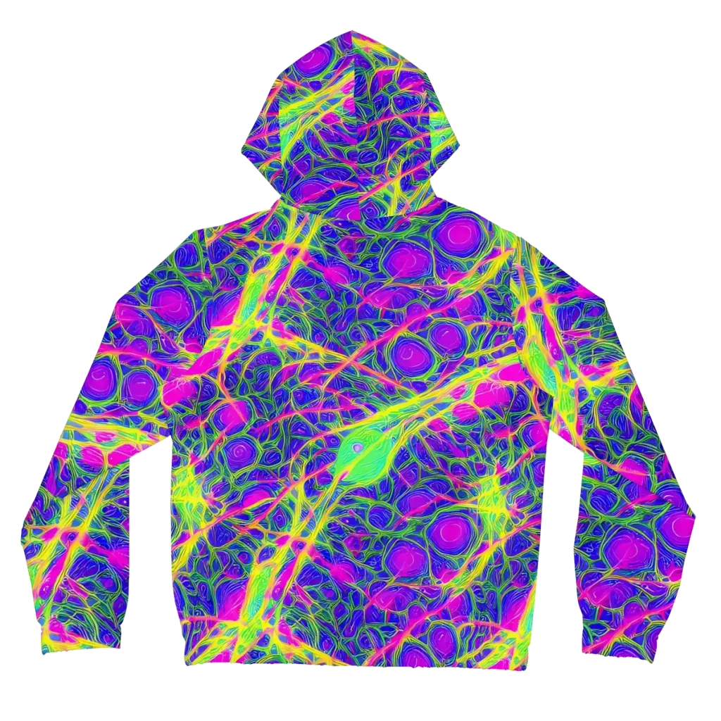 Radiant Wilds on Women's Full-Zip Hoodie — Back