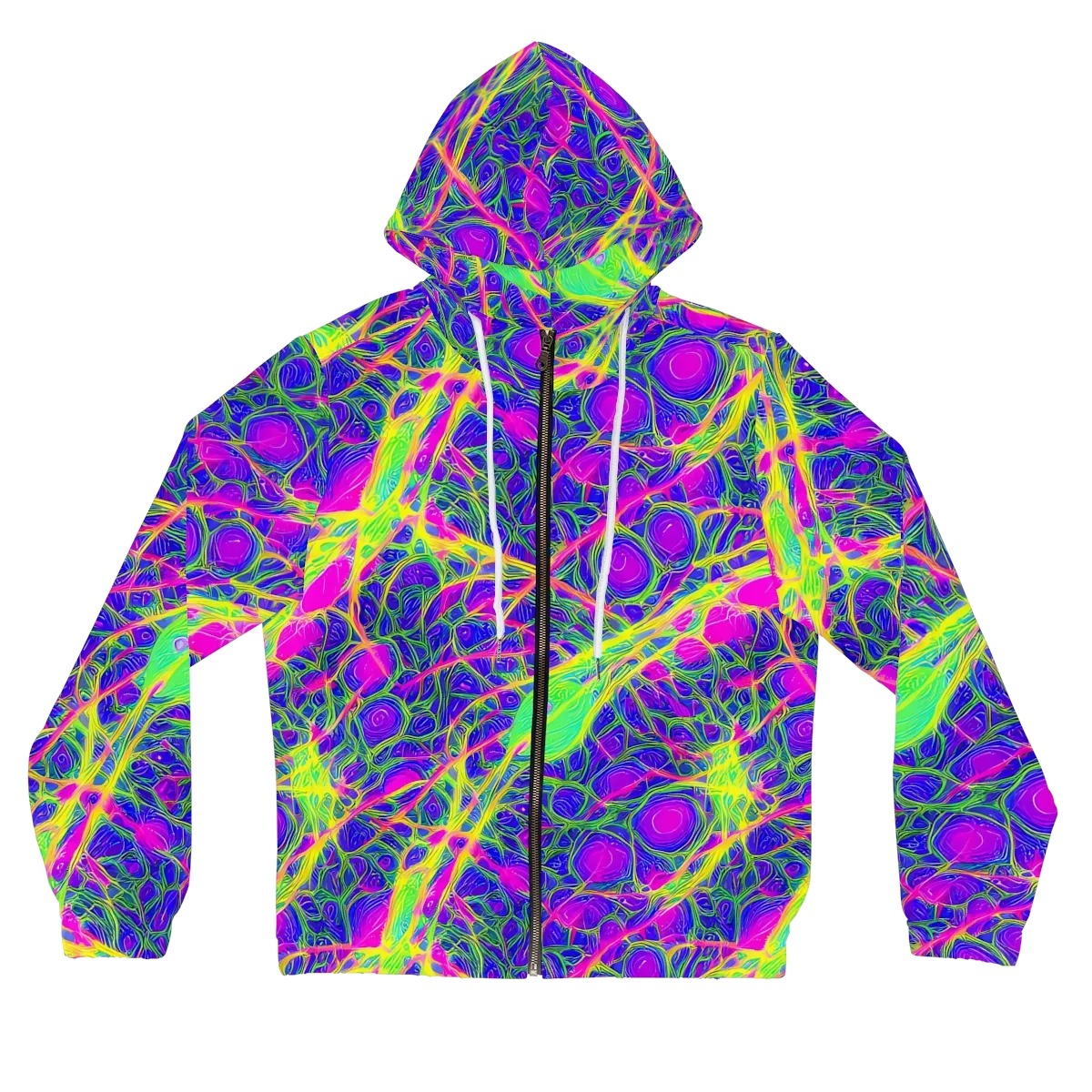 Radiant Wilds on Women's Full-Zip Hoodie — Front
