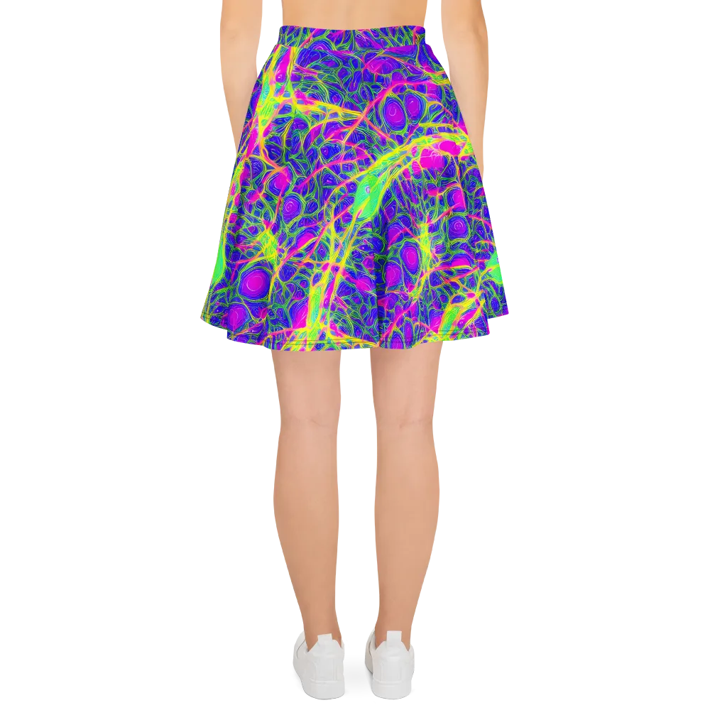 Radiant Wilds on Skater Skirt — Back