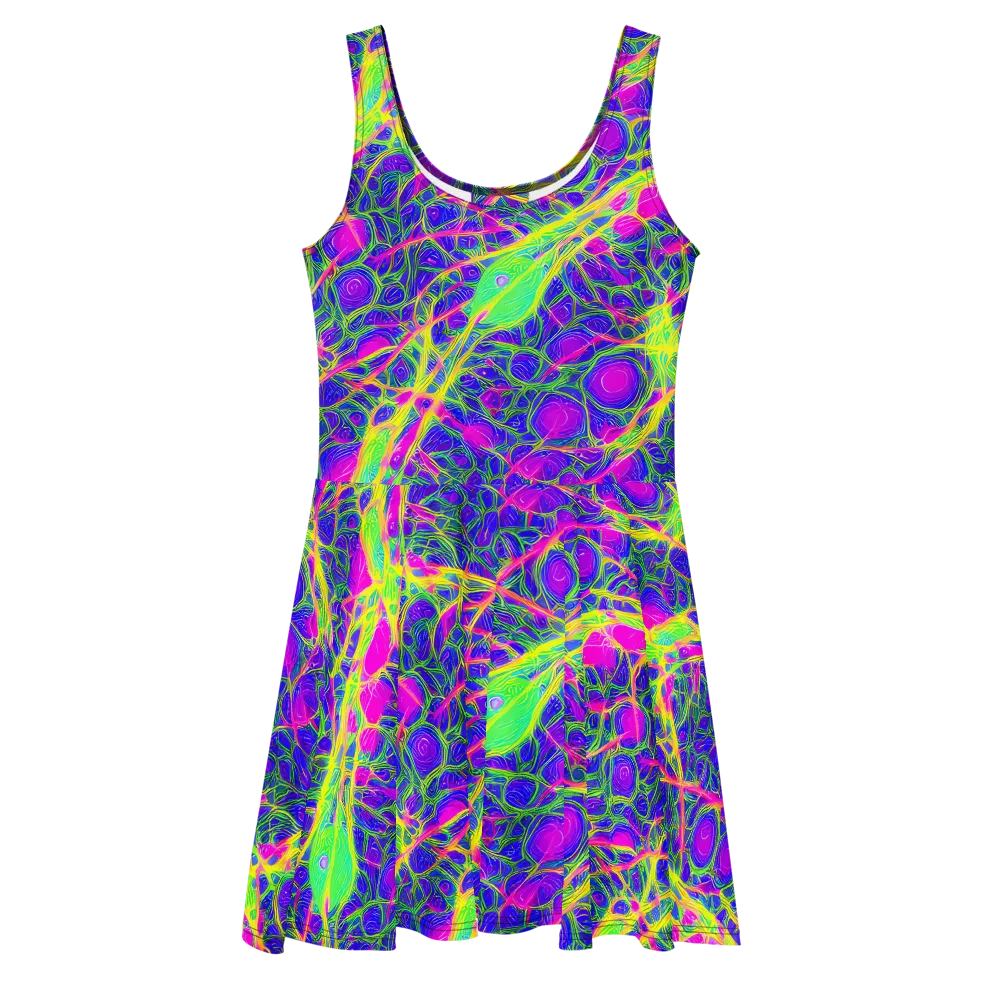 Radiant Wilds on Skater Dress — Front