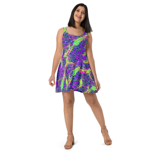Radiant Wilds on a Skater Dress