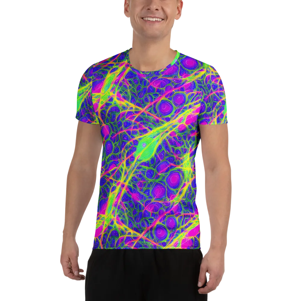 Radiant Wilds on Men's Athletic T-Shirt — Front
