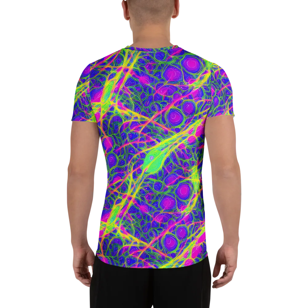 Radiant Wilds on Men's Athletic T-Shirt — Back