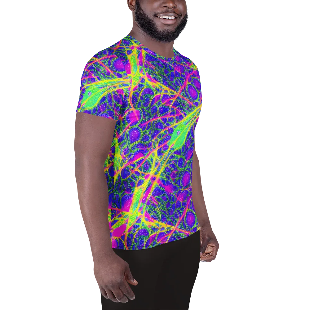 Radiant Wilds on Men's Athletic T-Shirt — Right