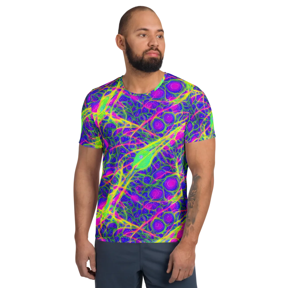 Radiant Wilds on Men's Athletic T-Shirt — Front