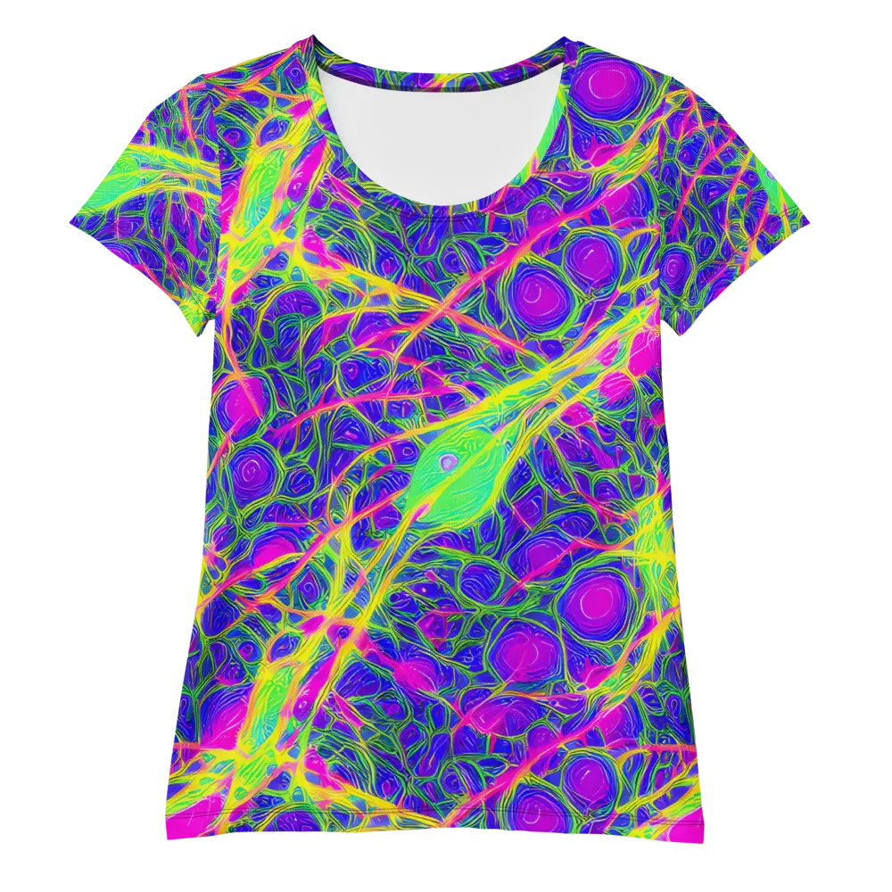 Radiant Wilds on Women's Athletic T-Shirt — Front