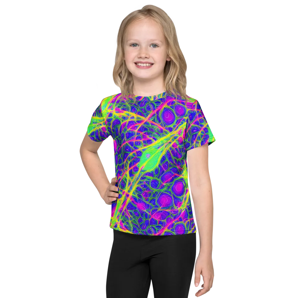 Radiant Wilds on Kids Crew Neck T-Shirt — Front