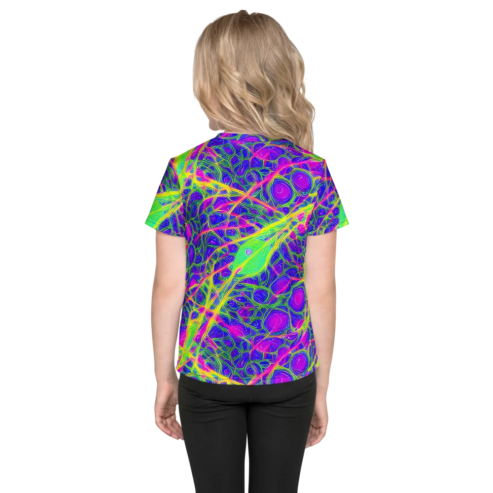 Radiant Wilds on Kids Crew Neck T-Shirt — Back
