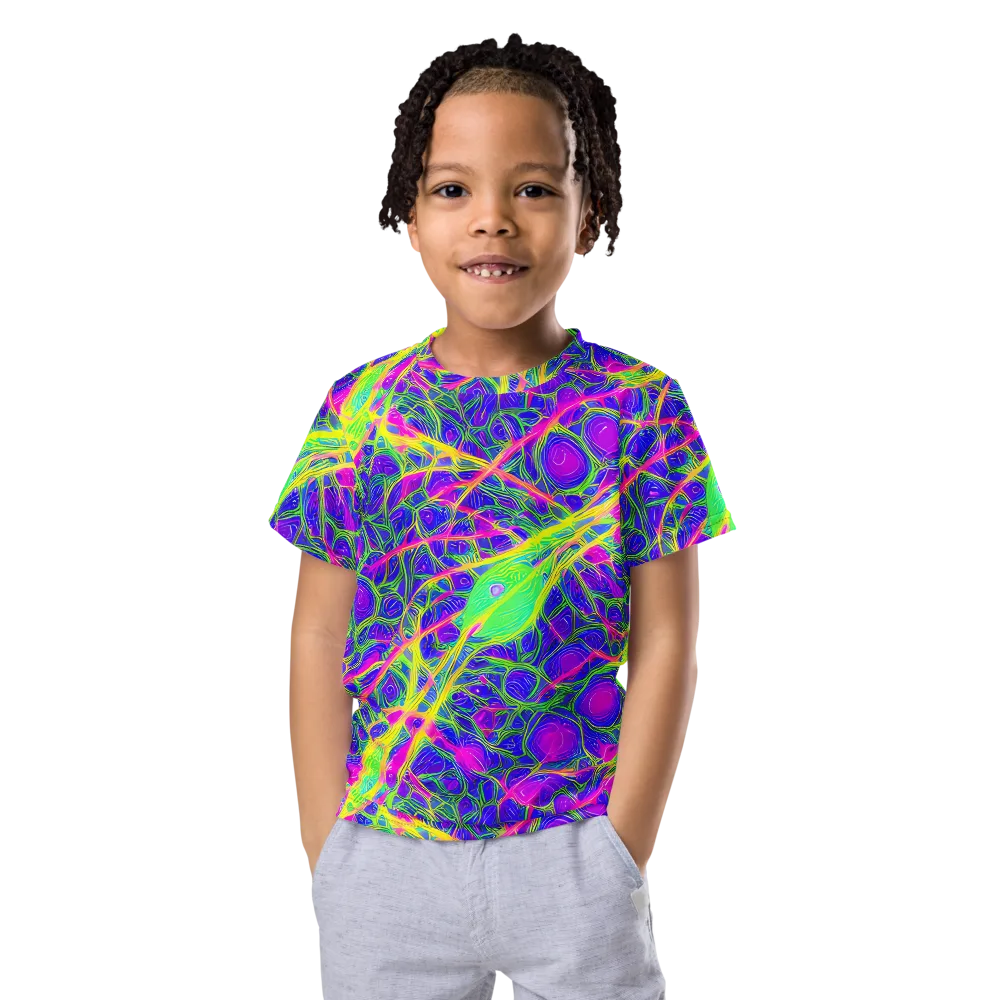 Radiant Wilds on Kids Crew Neck T-Shirt — Front
