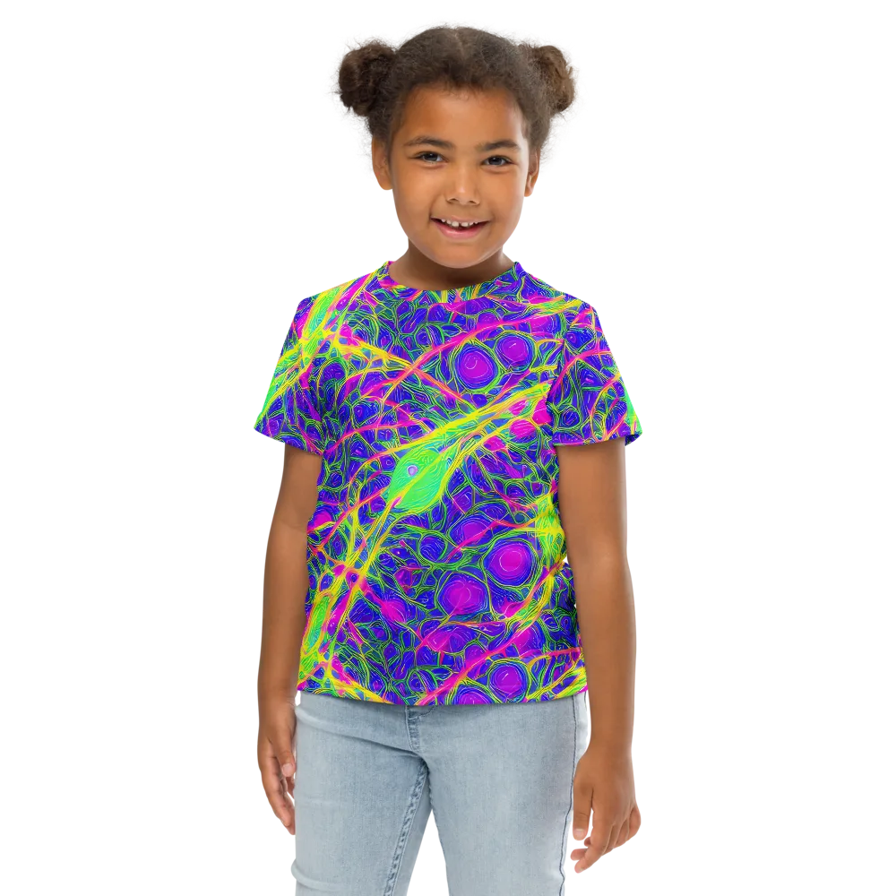 Radiant Wilds on Kids Crew Neck T-Shirt — Front