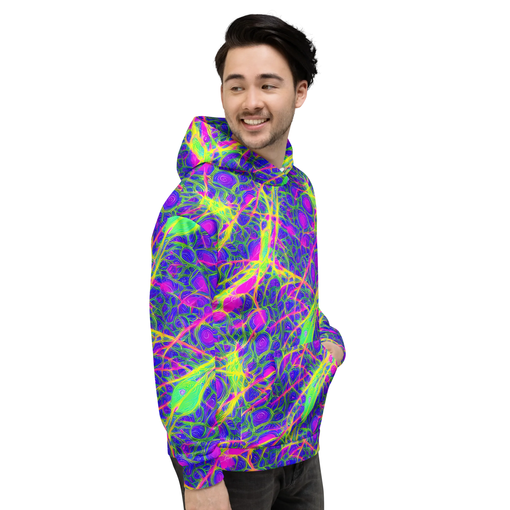 Radiant Wilds on Hoodie — Right