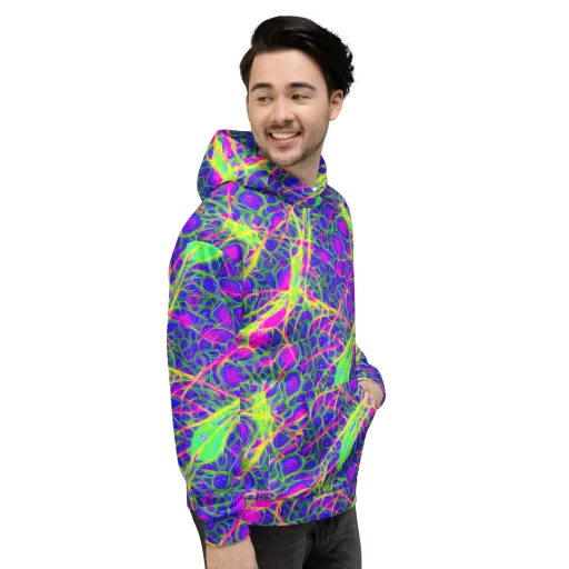 Radiant Wilds on a Hoodie