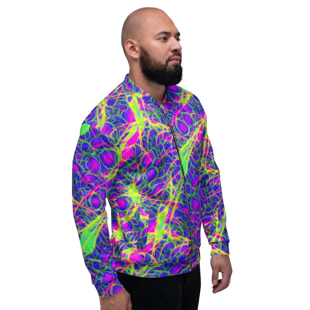Radiant Wilds on Bomber Jacket — Right