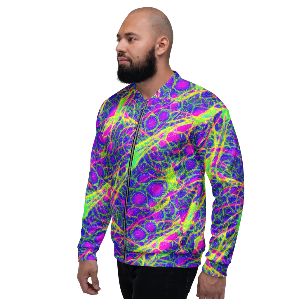 Radiant Wilds on Bomber Jacket — Left