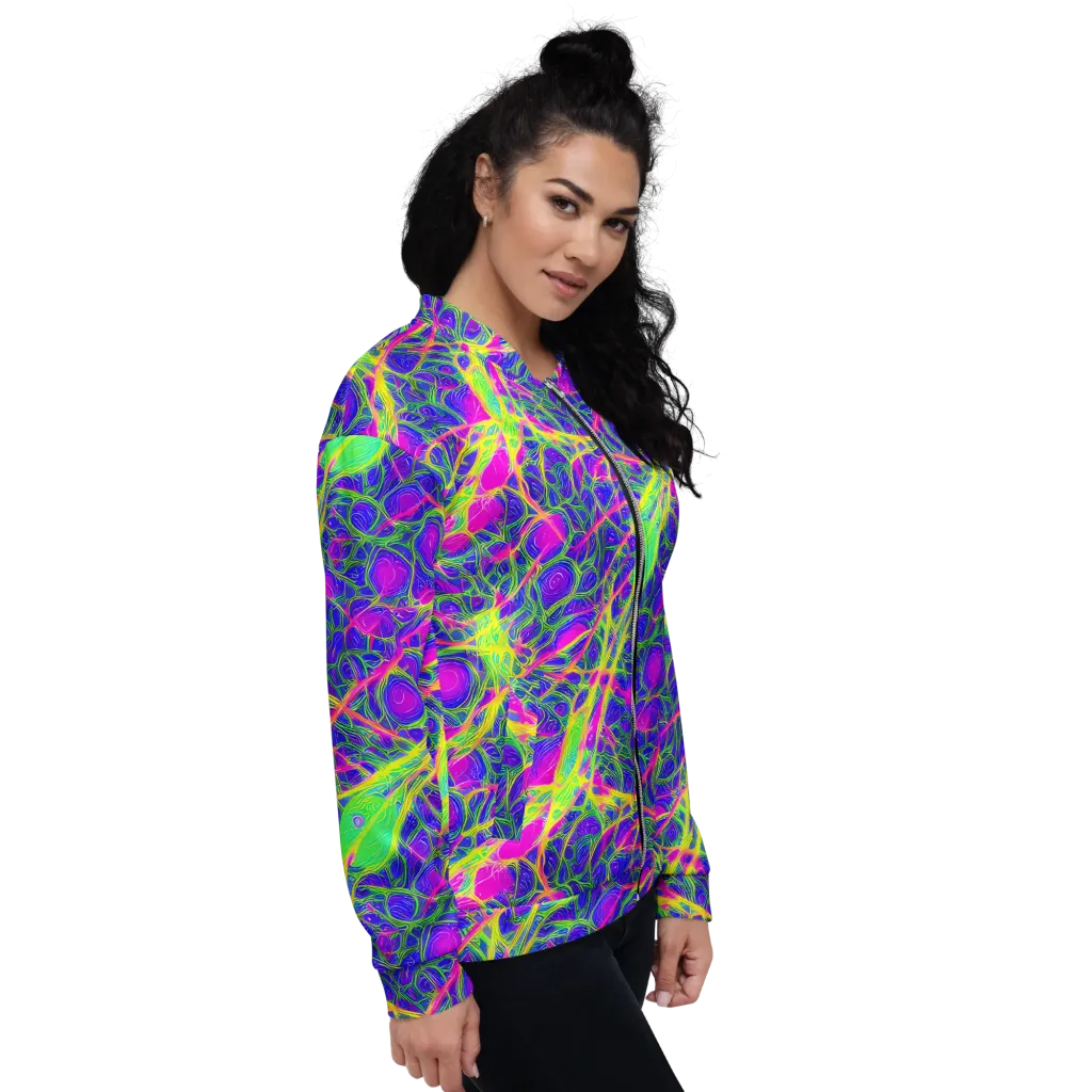 Radiant Wilds on Bomber Jacket — Right