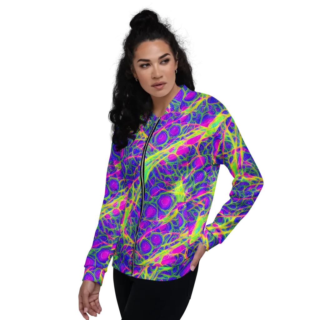 Radiant Wilds on Bomber Jacket — Left