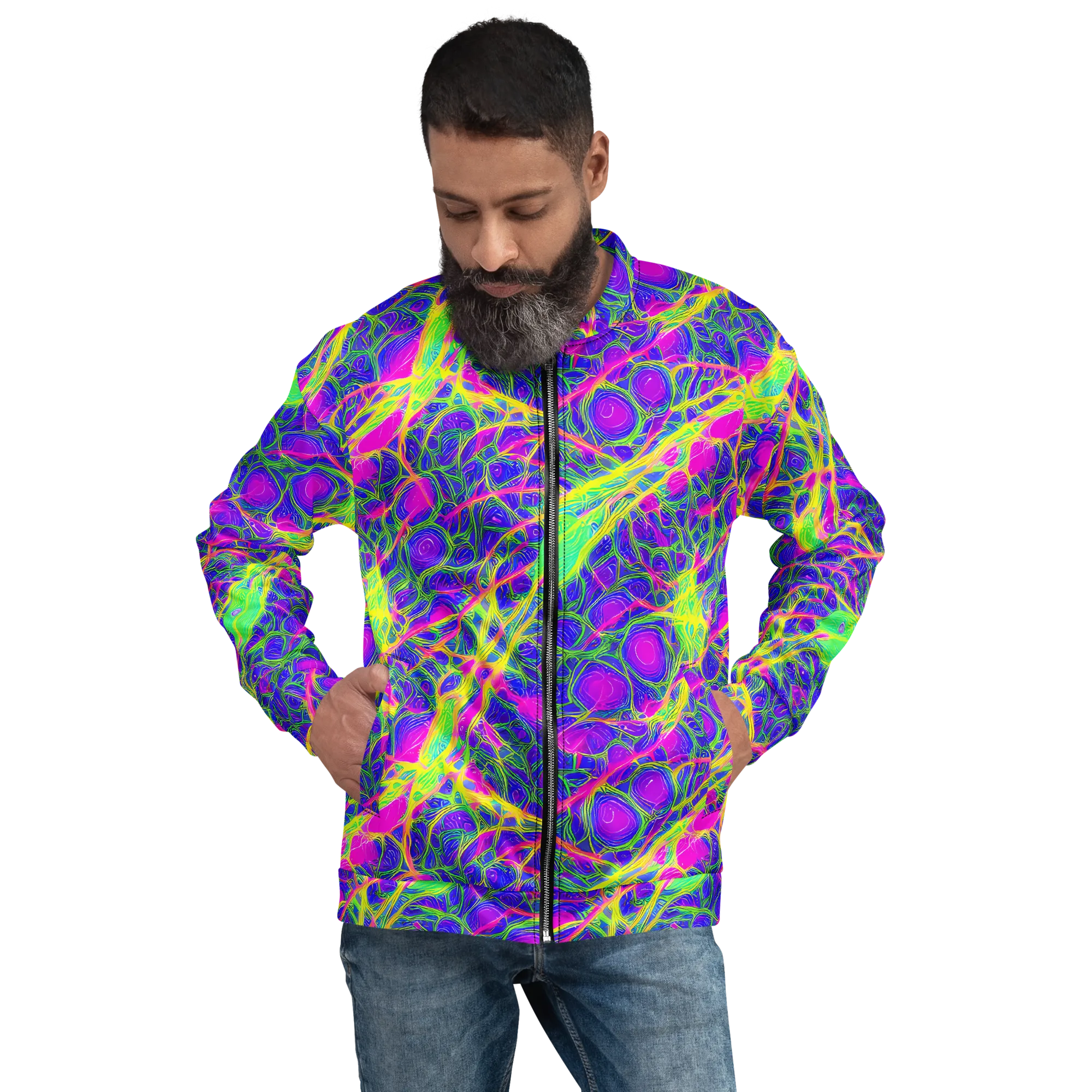 Radiant Wilds on Bomber Jacket — Front