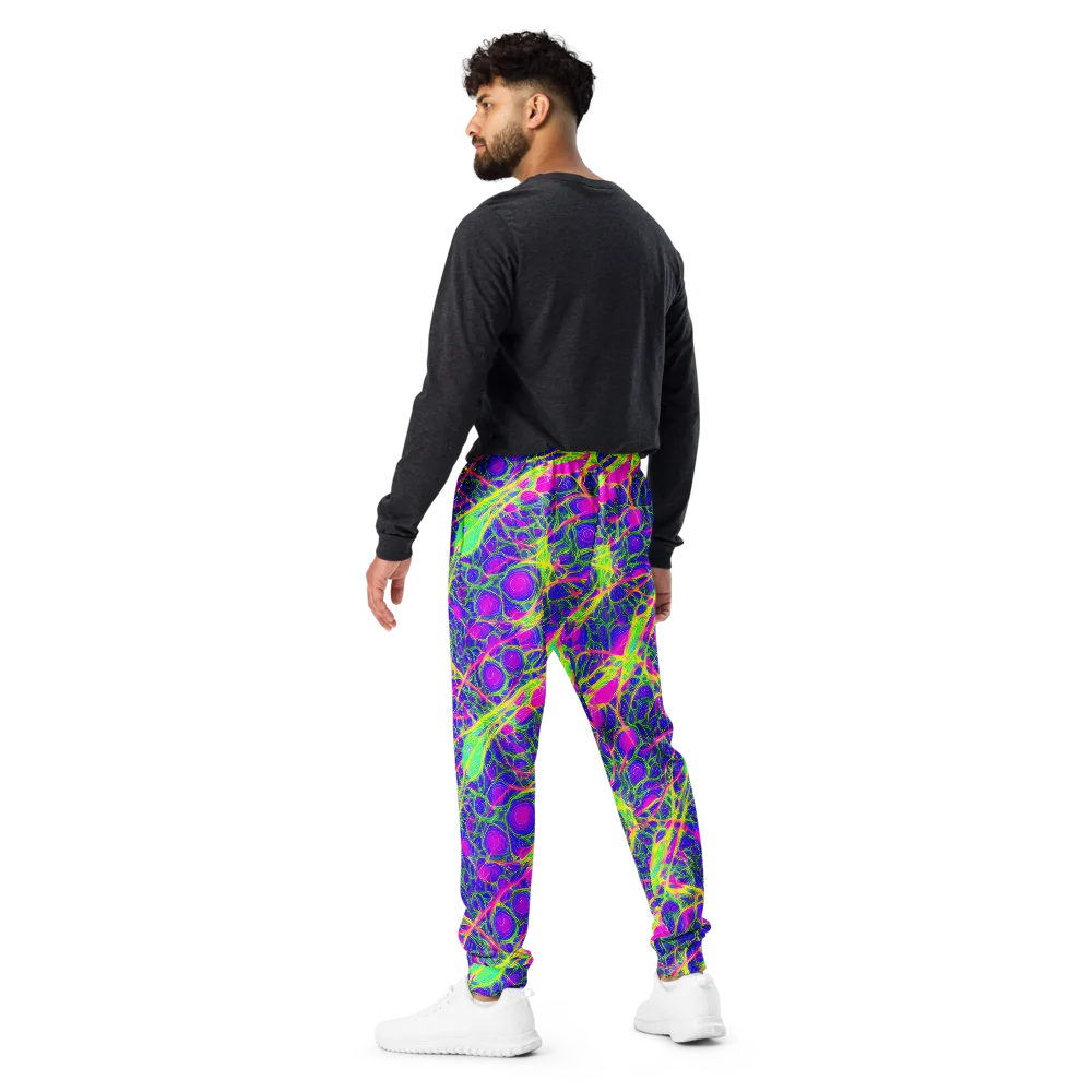 Radiant Wilds on Men's Joggers — Back