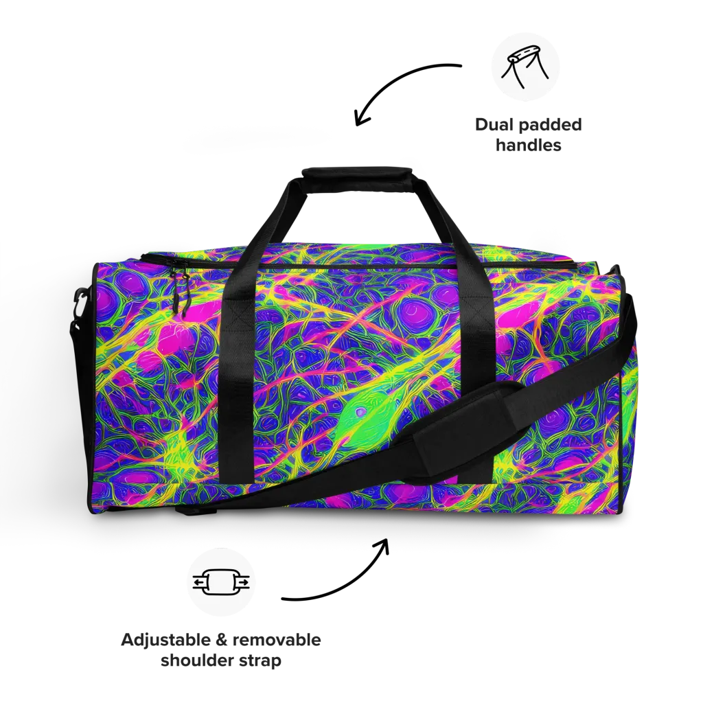 Radiant Wilds on Duffle Bag — Front