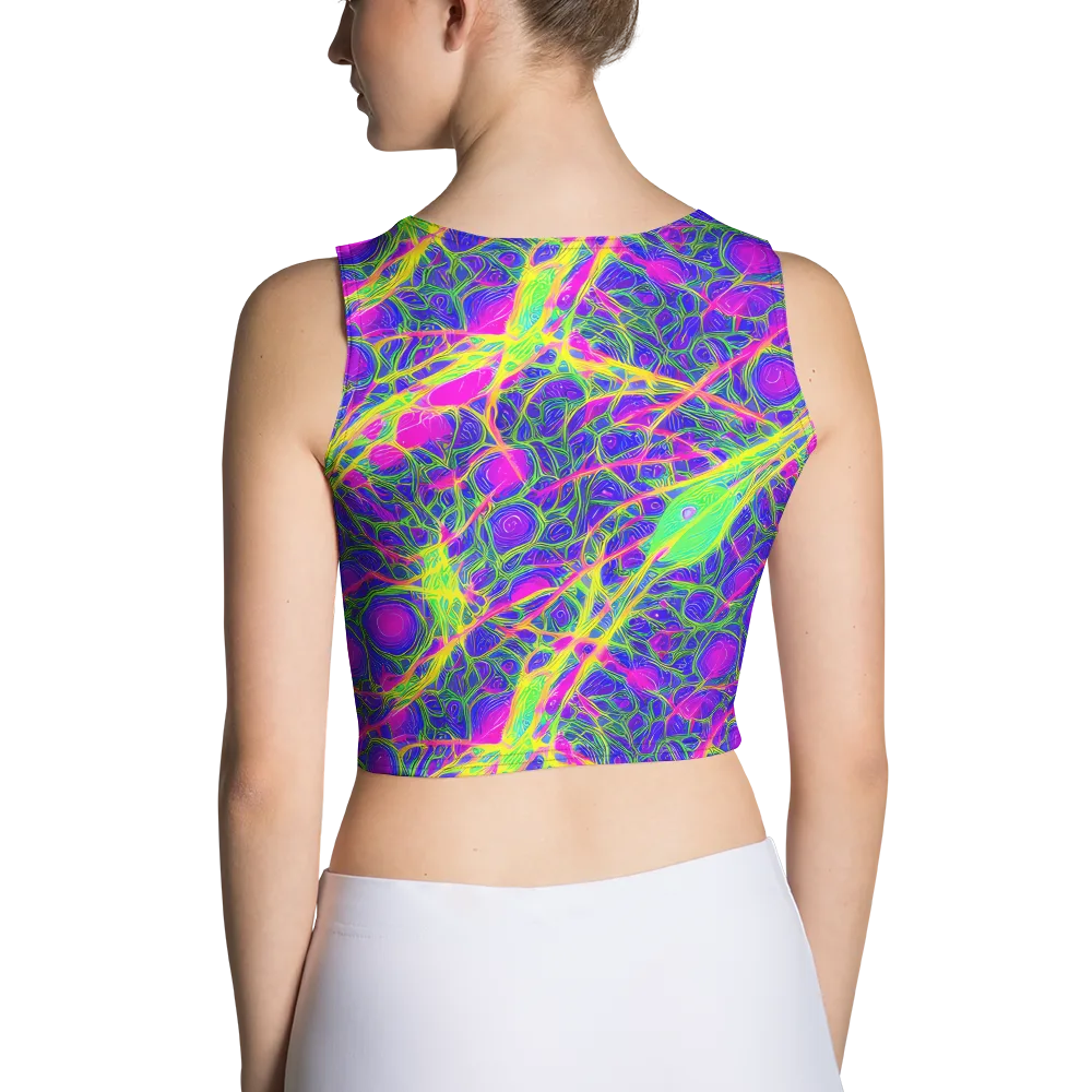 Radiant Wilds on Crop Top — Back