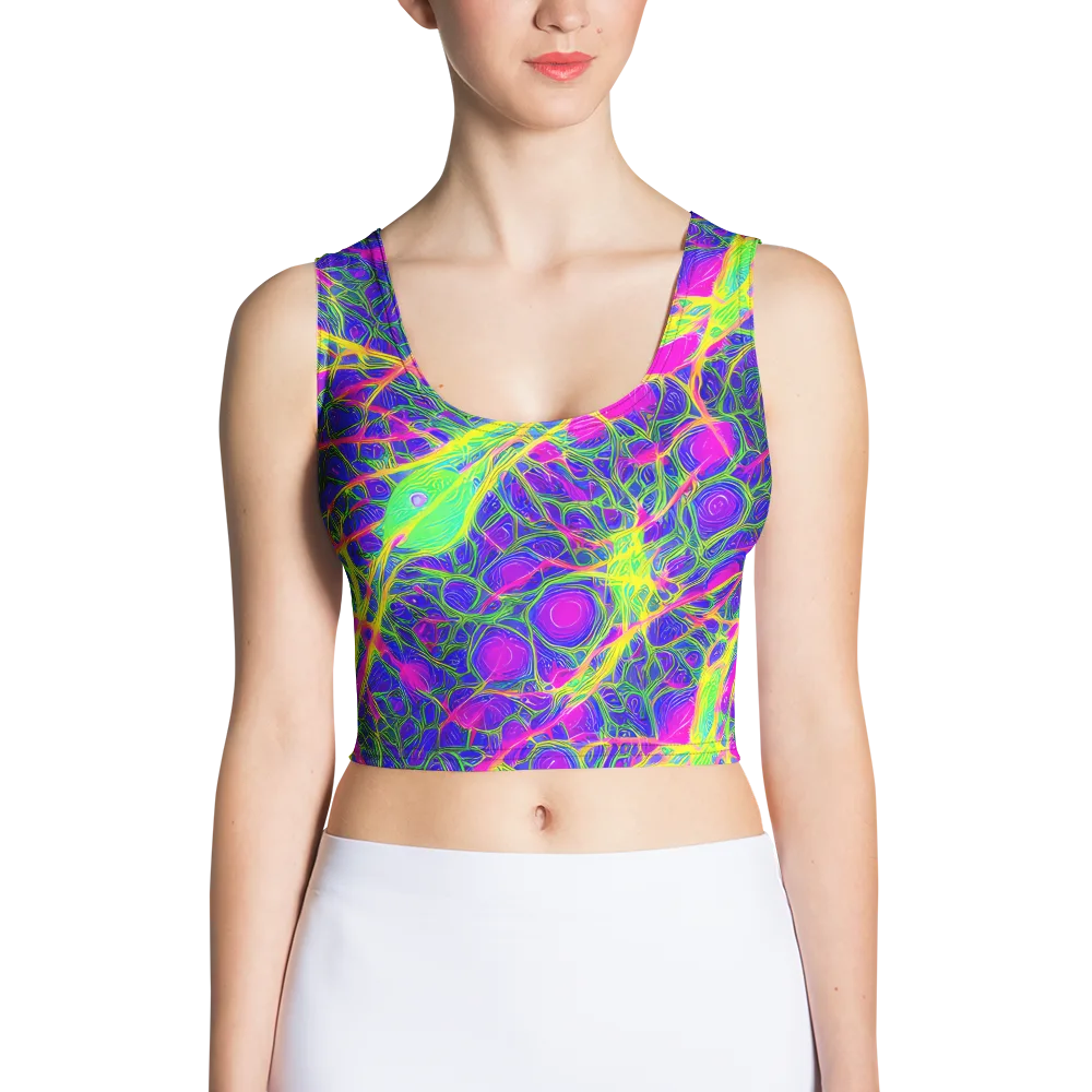 Radiant Wilds on Crop Top — Front