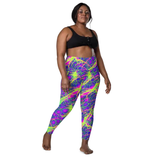 Radiant Wilds on a Leggings with Pockets