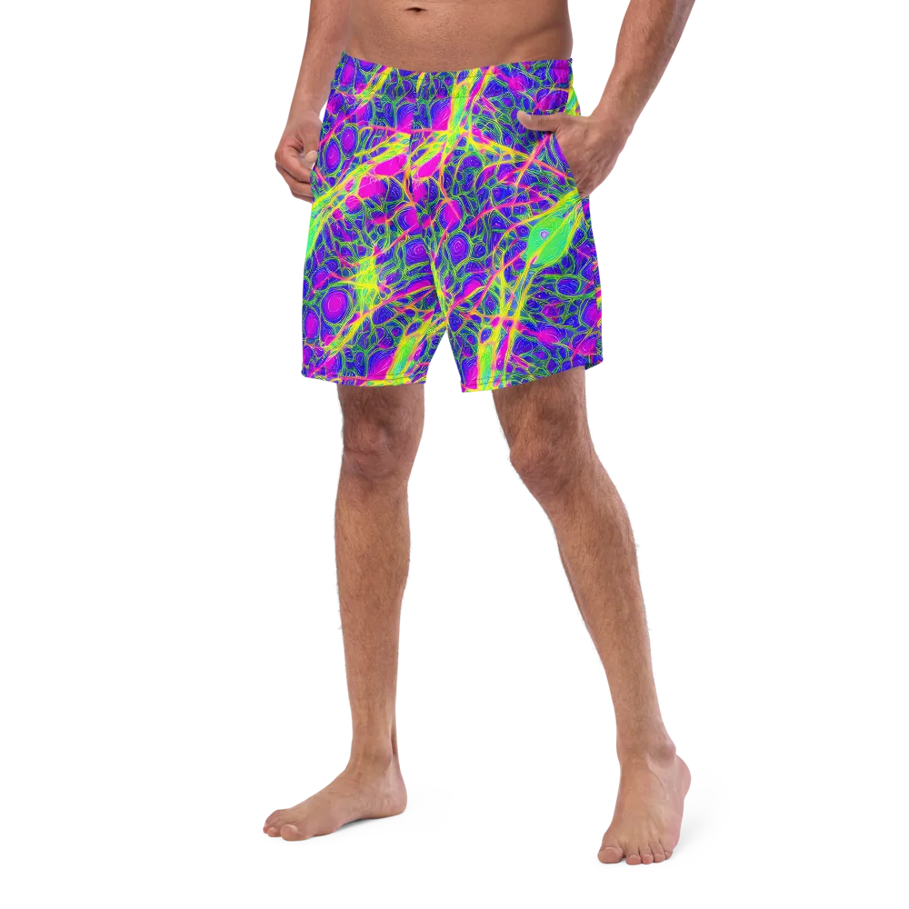 Radiant Wilds on Swim Trunks — Left Front