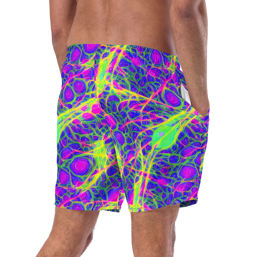 Radiant Wilds on Swim Trunks — Right Back