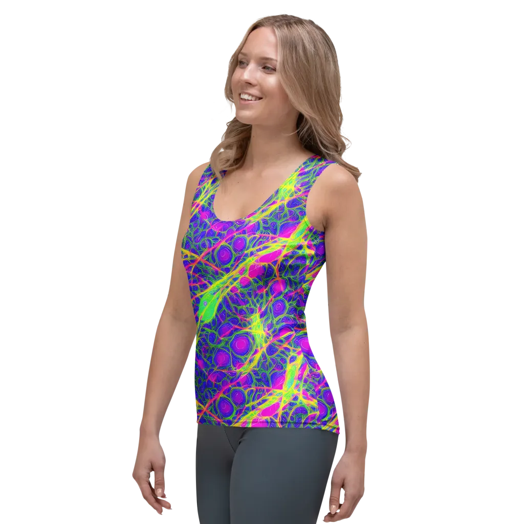 Radiant Wilds on Women's Tank Top — Left Front