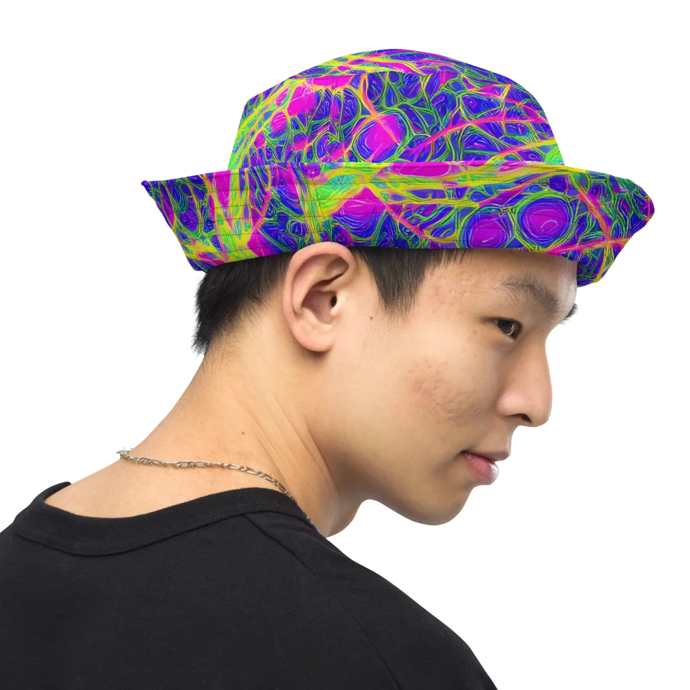 Radiant Wilds on Reversible Bucket Hat — Right Outside