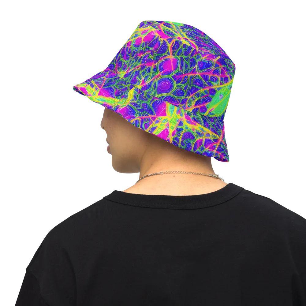 Radiant Wilds on Reversible Bucket Hat — Back Inside