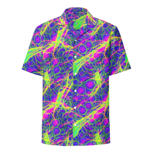 Radiant Wilds on a Button Shirt